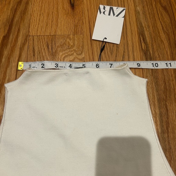 Zara White Halter Bodycon Mini Dress - Picture 7 of 10